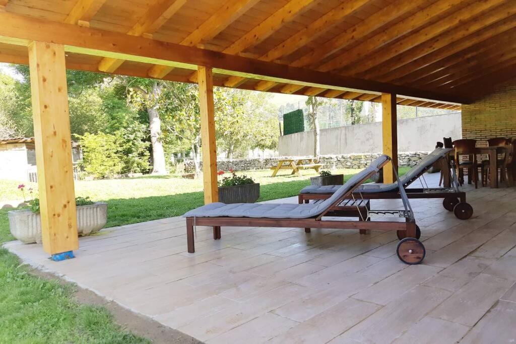 Villa La Granjita Del Rio Nava de Ordunte Esterno foto